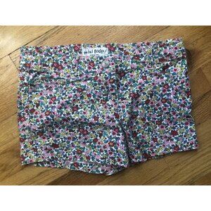 Mini Boden Size 10 Floral Heart Pocket Shorts